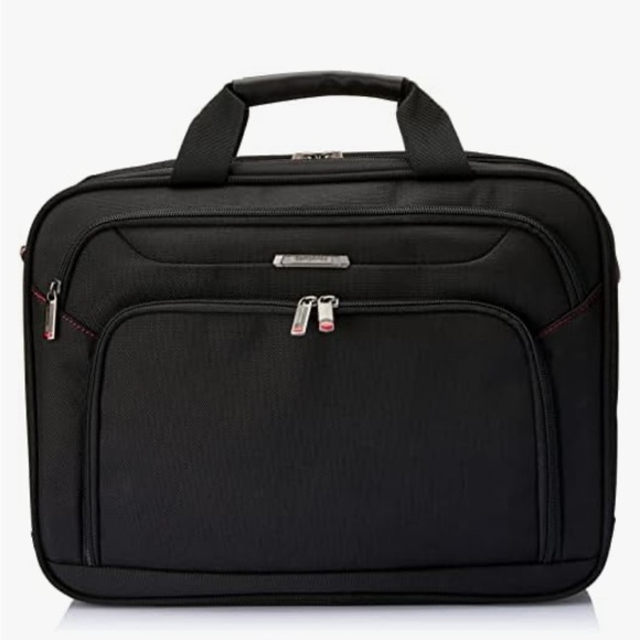 Samsonite luggage 3 Toploader Briefcase,, Polyester, Black, black - Picture 1 of 8